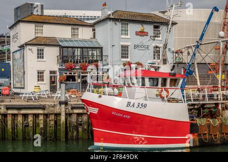 Fischerboot BA359 'Ellen Ann', Portsmouth, Hampshire Stockfoto