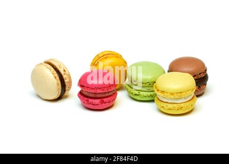 Konditorei Luxemburgerli, Macaron, Spezialität der Confiserie Spruengli Stockfoto