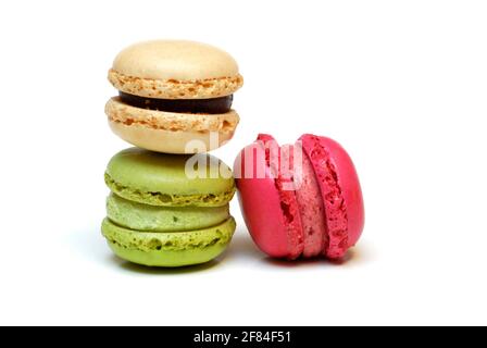 Konditorei Luxemburgerli, Macaron, Spezialität der Confiserie Spruengli Stockfoto