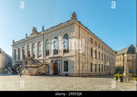 Verkehrsmuseum Dresden im Johanneum am Neumarkt, Sachsen, Deutschland Stockfoto