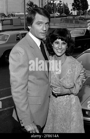 Chris Robinson und Denise Alexander um die 1980er Jahre Credit: Ralph Dominguez/MediaPunch Stockfoto