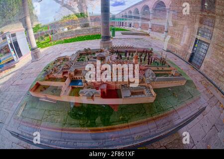 Der Topkapı Palast ‘Cannon Gate Palace' ist ein großes Museum im Osten des Istanbuler Stadtteils Fatih in der Türkei. Im 15. Und 16. Jahrhundert Stockfoto