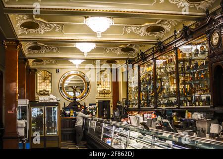 Restaurant Pastellaria Versailles in Lissabon, Portugal Stockfoto