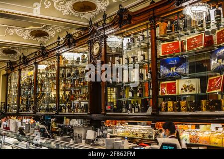 Restaurant Pastellaria Versailles in Lissabon, Portugal Stockfoto