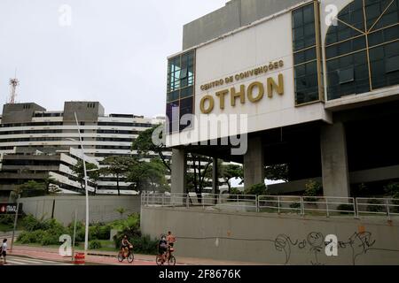 salvador, bahia, brasilien - 15. januar 2021: Kongresszentrum des Hotels Othon im Bezirk Ondina in der Stadt Salvador. Stockfoto