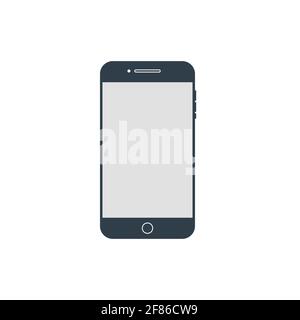 Mobile Smartphone mobile Vorlage digitale Gerät Kommunikation Gadget Vektor Illustration Vektor-Design. Stock Vektor