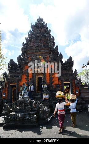 Traditioneller balinesischer Hindu-Tempel. Stockfoto
