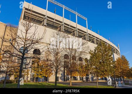 COLUMBUS, OH, USA - 7. NOVEMBER: Ohio Stadium ('The Shoe') am 7. November 2020 an der Ohio State University in Columbus, Ohio. Stockfoto