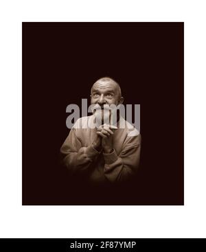 Athol Fugard...... Südafrikanischer Dramatiker in London.pic David Sandison 15/3/2002 Stockfoto