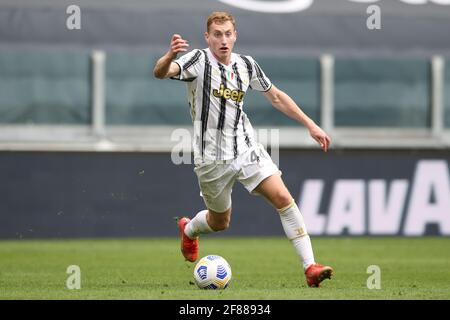 Turin, Italien, 11. April 2021. Dejan Kulusevski von Juventus während des Spiels der Serie A im Allianz Stadium, Turin. Bildnachweis sollte lauten: Jonathan Moscrop / Sportimage Stockfoto