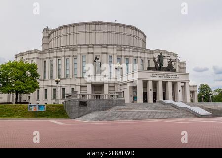 Nationale Akademische Bolschoi Theater für Oper und Ballett in Minsk, Weißrussland Stockfoto