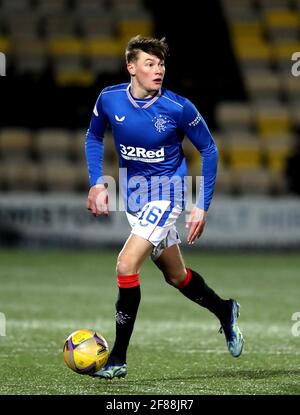 Aktenfoto vom 03-03-2021 von Nathan Patterson der Rangers. Ausgabedatum: Montag, 12. April 2021. Stockfoto