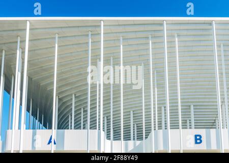 Das neue Fußballstadion Girondins de Bordeaux in Gironde, New Aquitaine, Frankreich Stockfoto