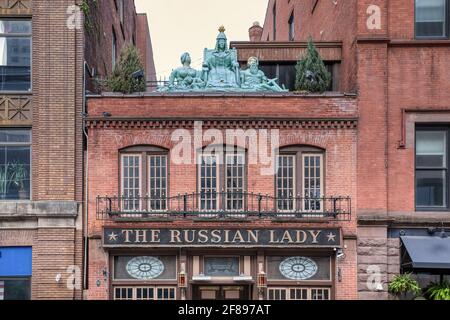 The Russian Lady, Ann Uccello Street, Hartford CT Stockfoto