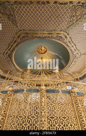 Hagia Sophia Moschee (Ayasofya) im Stadtteil Fatih von Istanbul, Türkei Stockfoto