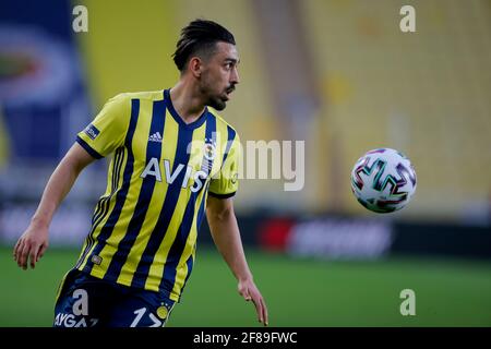 ISTANBUL, TÜRKEI - 12. APRIL: Irfan Kahveci von Fenerbahce SK während des Super Lig Spiels zwischen Fenerbahce SK und Gaziantep FK im Sukruu Saracoglu Stadi Stockfoto