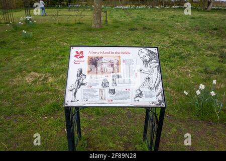 Der Standort in Daresbury, der Heimat der Kindheit Charles Lutwidge Dodgson besser bekannt als der Autor von Alice Im Wunderland Lewis Carroll Stockfoto