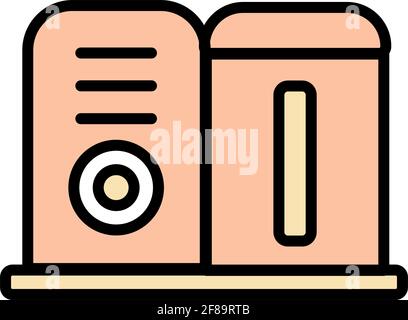 Einfaches Farbsymbol des Dampfgarers. Symbole für Vektordampfer auf weißem Hintergrund Stock Vektor