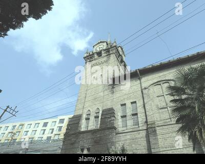 DARJEEL, INDIEN - 03. Apr 2021: Darjeeling Clock Tower in Hill Stockfoto