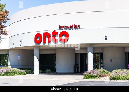 Sep 24, 2020 Milpitas / CA / USA - Onto Innovation Headquarters in Silicon Valley; Onto Innovation Inc. Ist ein amerikanisches Halbleiterunternehmen Stockfoto