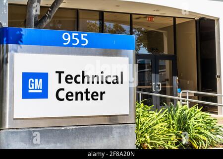 Sep 26, 2020 Sunnyvale / CA / USA - General Motors (GM) Advanced Technical Center im Silicon Valley; Stockfoto