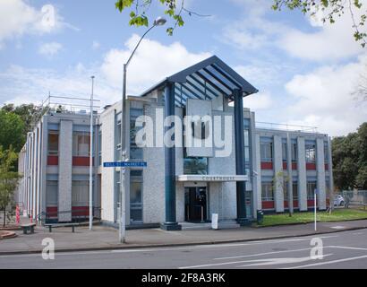 Whanganui, Neuseeland - 19. Oktober 2017: Whanganui High & District Courts Building Stockfoto