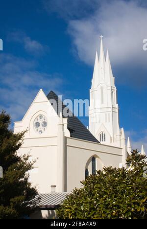 Palmerston North, Neuseeland - 30. Juli 2018: Katholische Kathedrale Stockfoto