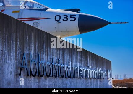 Internationaler Flughafen Abbotsford YXX Stockfoto