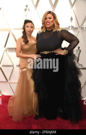 Jeannie Mai, Nina Parker kommt zu den 91. Annual Academy Awards, Oscars, die im Dolby Theater in Hollywood, Kalifornien, am Sonntag, den 24. Februar 2019 stattfinden Foto von Jennifer Graylock-Graylock.com 917-519-7666 Stockfoto