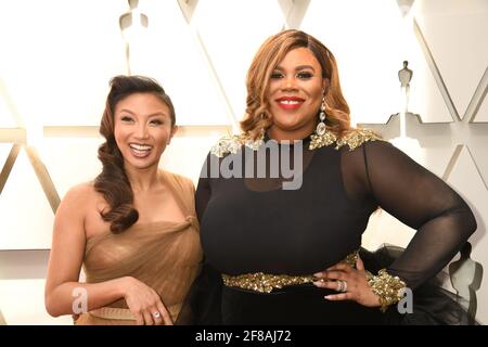 Jeannie Mai, Nina Parker kommt zu den 91. Annual Academy Awards, Oscars, die im Dolby Theater in Hollywood, Kalifornien, am Sonntag, den 24. Februar 2019 stattfinden Foto von Jennifer Graylock-Graylock.com 917-519-7666 Stockfoto