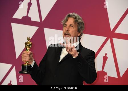 Oscar-Preisträger Green Book Peter Farrelly im Presseraum während der 91. Annual Academy Awards, Oscars, gehalten im Dolby Theater in Hollywood, Kalifornien, Sonntag, 24. Februar 2019 Foto von Jennifer Graylock-Graylock.com 917-519-7666 Stockfoto