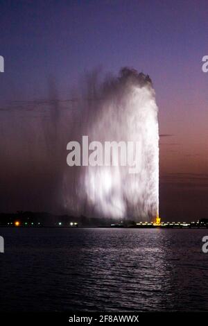 König Fahds Brunnen, Jeddah, Saudi-Arabien Stockfoto