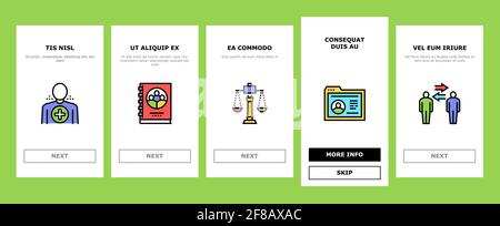 Business Ethics Moralaufstieg Icons Set Vector Stock Vektor