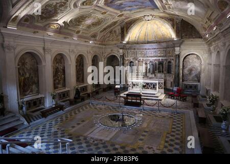 Napoli - Cripta della Basilica Santa Maria alla Sanità Stockfoto