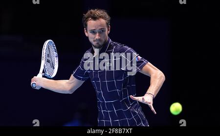 Aktenfoto vom 20-11-2020 von Daniil Medwedew. Ausgabedatum: Dienstag, 13. April 2021. Stockfoto