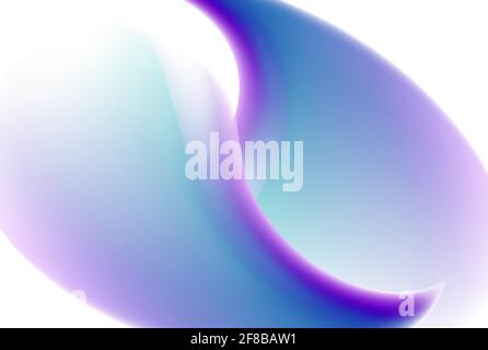 Wirbeln fließende Farben Bewegungseffekt, holographischer abstrakter Hintergrund. Vektor Stock Vektor