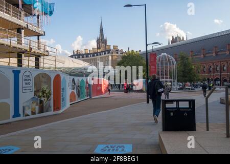Kings Cross Square, London Stockfoto