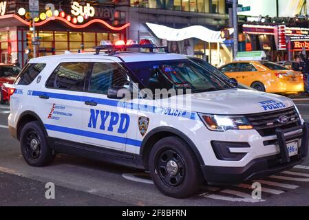 Times Square, Lifestyle at Night, New York, USA Stockfoto