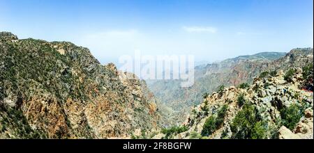 Landschaften in taif, saudi-arabien Stockfoto