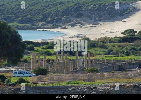 Spanien: Die Überreste der römischen Stadt Baelo Claudia bei Bolonia Stockfoto