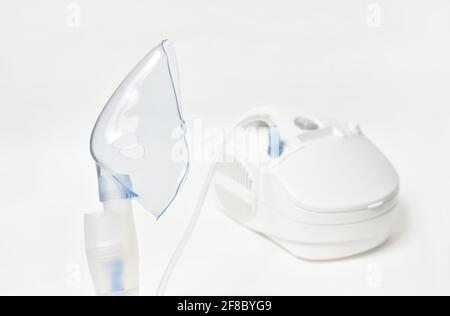 Atemschutzmaske für Inhalator Stockfoto