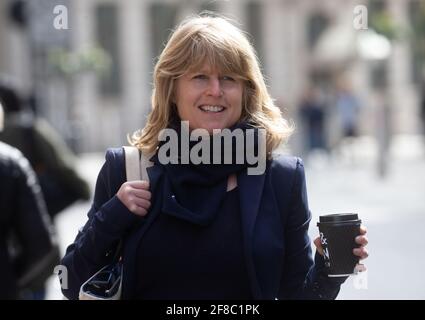 London, Großbritannien. April 2021. Rachel Johnson in London. Kredit: Mark Thomas/Alamy Live Nachrichten Stockfoto