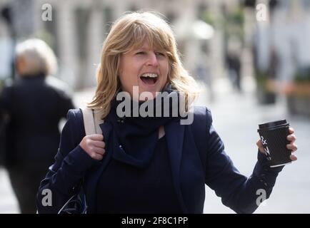 London, Großbritannien. April 2021. Rachel Johnson in London. Kredit: Mark Thomas/Alamy Live Nachrichten Stockfoto