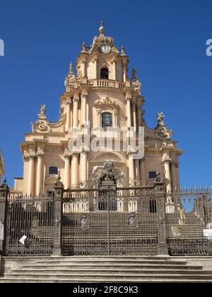 Rosario Gagliardi Duomo di San Giorgio, Ragusa Ibla Stockfoto