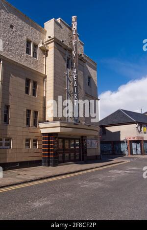 Das Gaiety Theatre Ayr, Schottlands erstes Learning Theatre, wird größtenteils von Freiwilligen, Ayr, Schottland, Großbritannien, geleitet Stockfoto