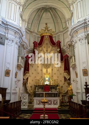 Hochaltar der Chiesa di San Giuseppe, Ragusa Ibla Stockfoto