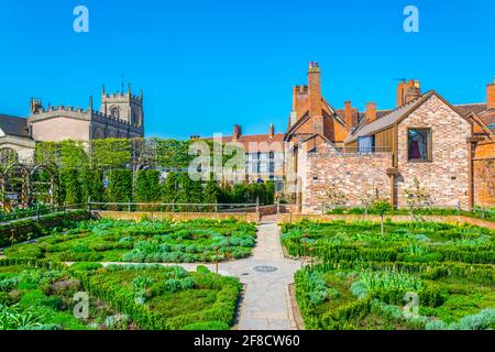 Blick auf die neuen Place-Gärten in Stratford-upon-Avon, England Stockfoto