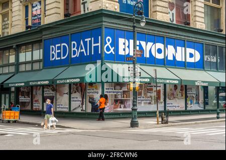 New York, USA. Juli 2020. The Bed Bath & Beyond Store in Chelsea New York am Donnerstag, den 30. Juli 2020. (Foto von Richard B. Levine) Quelle: SIPA USA/Alamy Live News Stockfoto