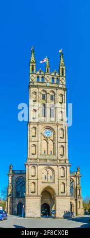 St. Mary Kirche in Warwick, England Stockfoto