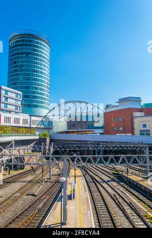 Birmingham New Street Bahnhof in Birmingham, England Stockfoto